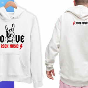 Polera Franela - Love Rock Music