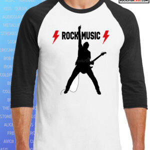 Polo Manga 3/4 - Rock Music