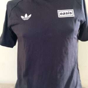 Polo Adidas Originals / Negro / Manga Corta / x Oasis Tour 3 Stripes Longsleeve Tee