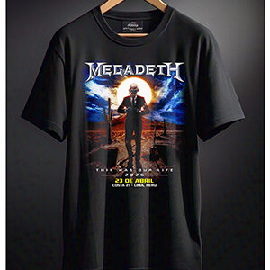 Polo Tour 2026 Megadeth / Mega-POC-26-NEG-1010